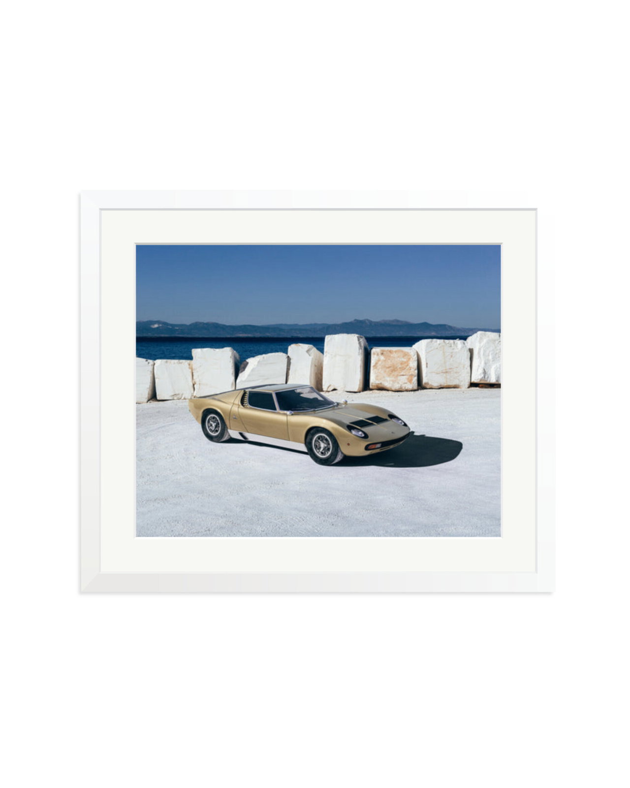 Lamborghini Miura in Greece White / Large