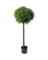 Artificial green boxwood plant 115 cm