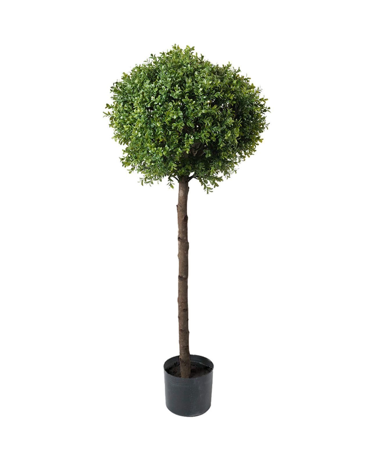 Artificial green boxwood plant 115 cm