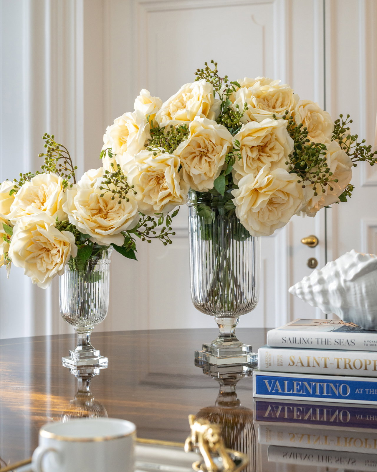 Rose cut flower cream