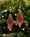 Corinne Ornaments Red 2-pack