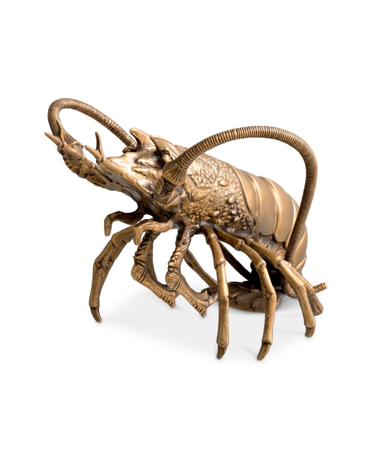 Lobster Decoration Antique Brass