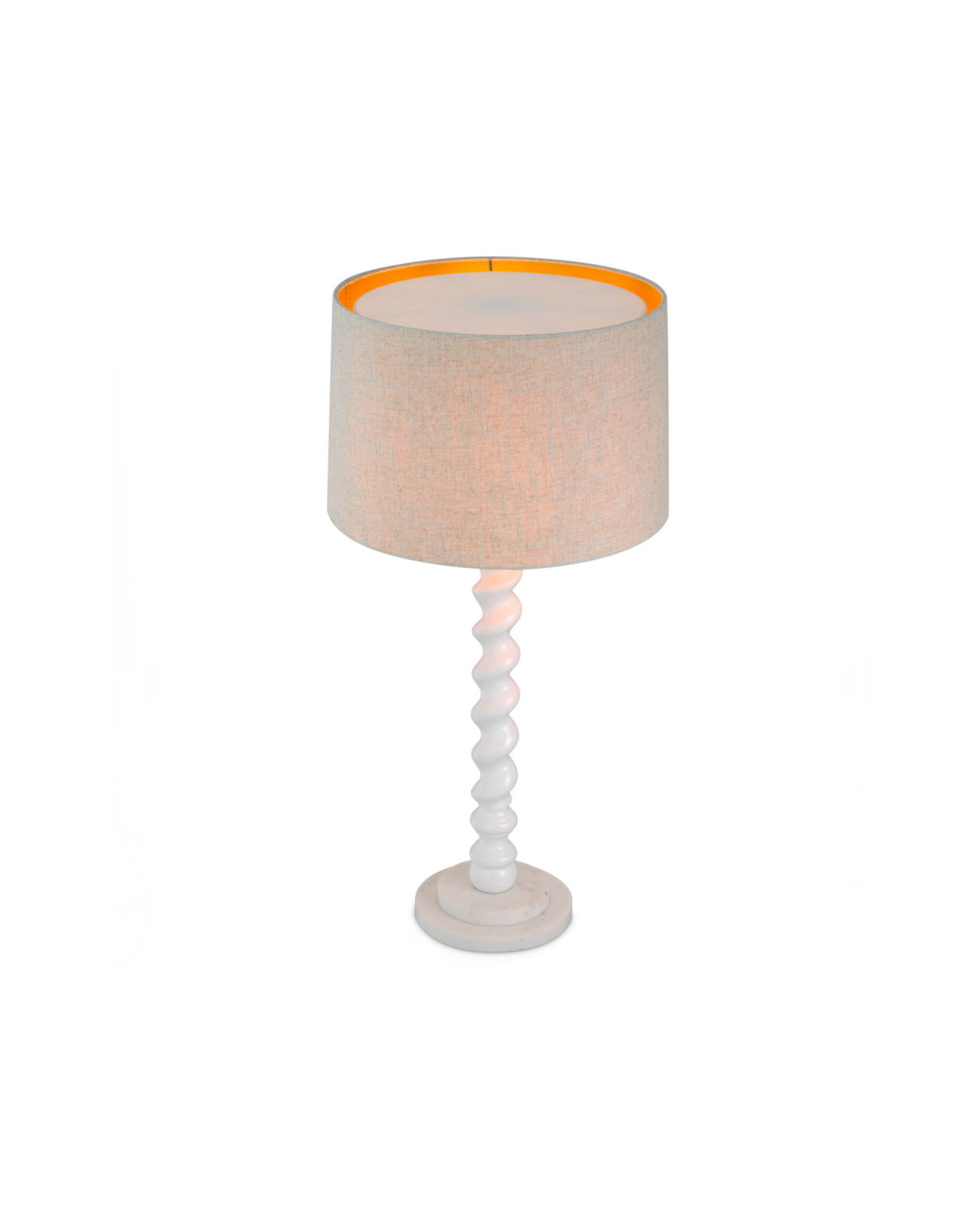 Massimo Table Lamp  Piano White