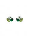 Ana korvakorut majestic green combo rhodium