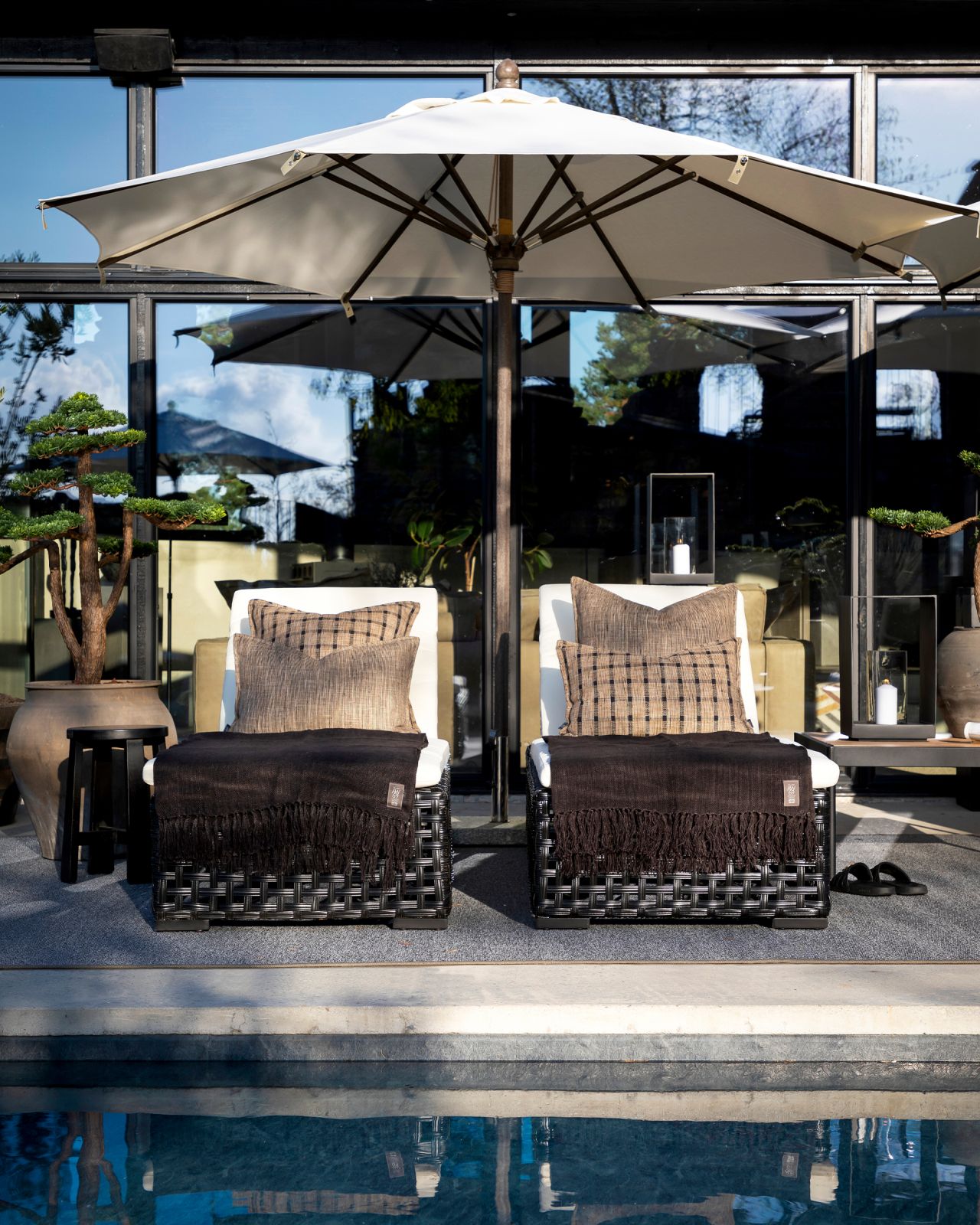 Orlando zonnebed zwart