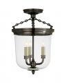 Merchant Semi-Flush Bronze