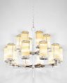 Claridges Chandelier Nickel Finish