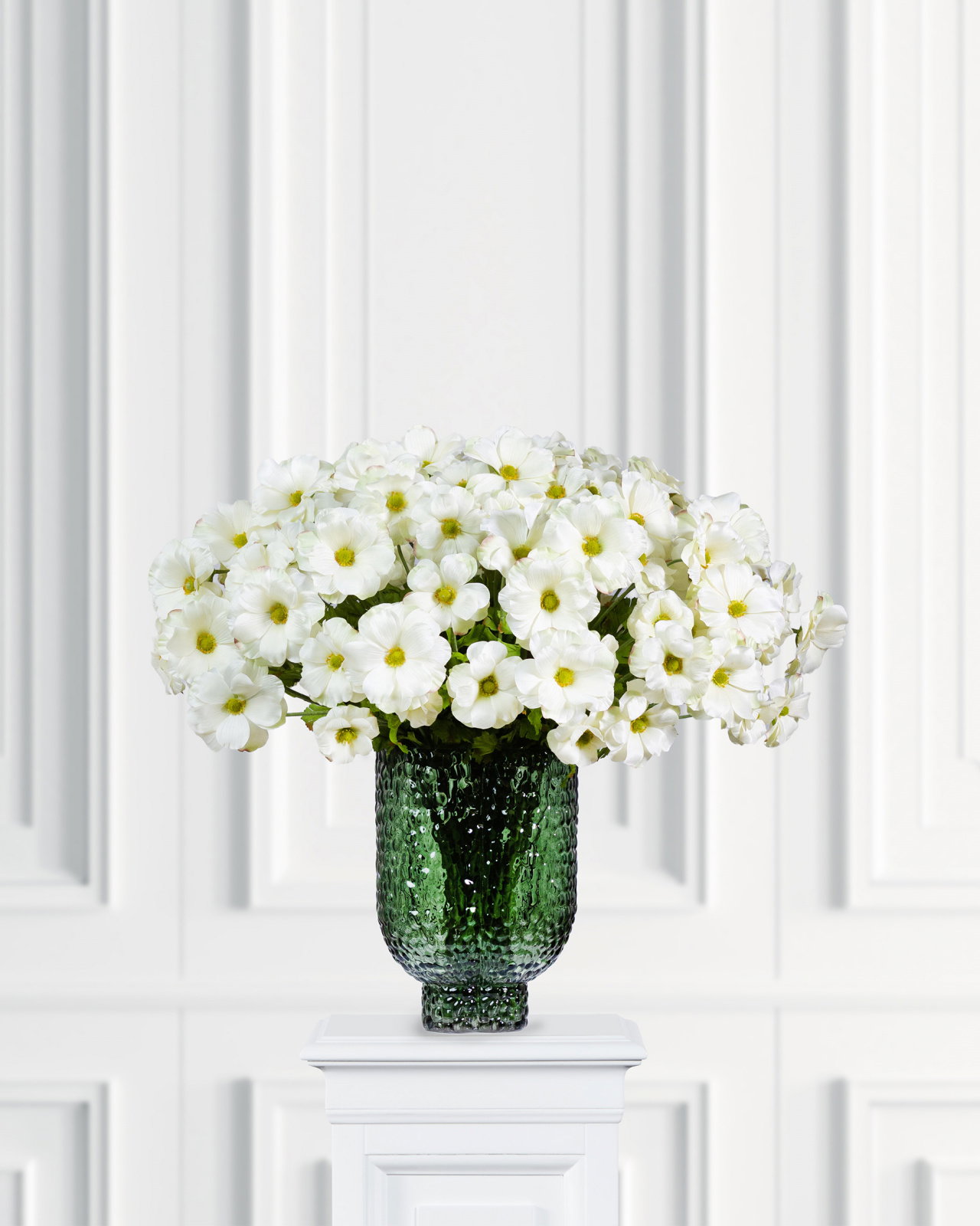 Vlinderranonkel snijbloem groen