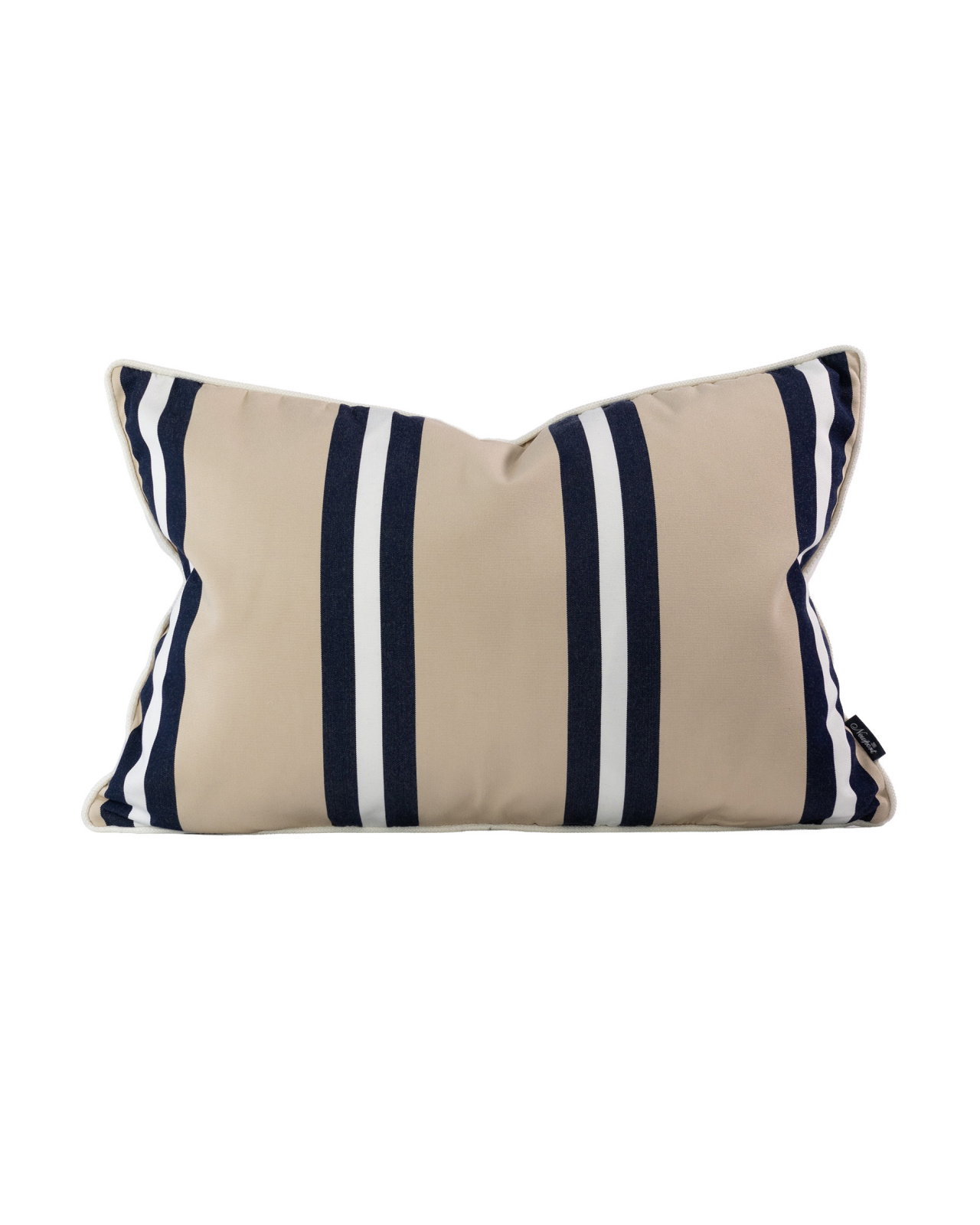 Cricket Stripe kuddfodral beige/blå