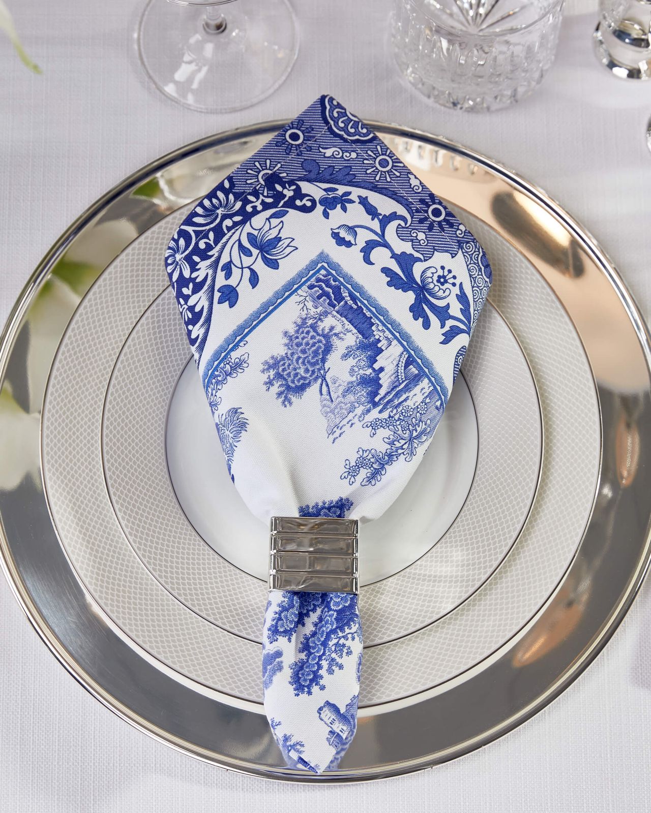 Spode Blue Italian Napkins, 4 pack