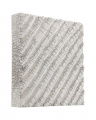 Division Diagonal Wall Decoration White