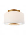 Acme Small Flush Mount Soft Brass
