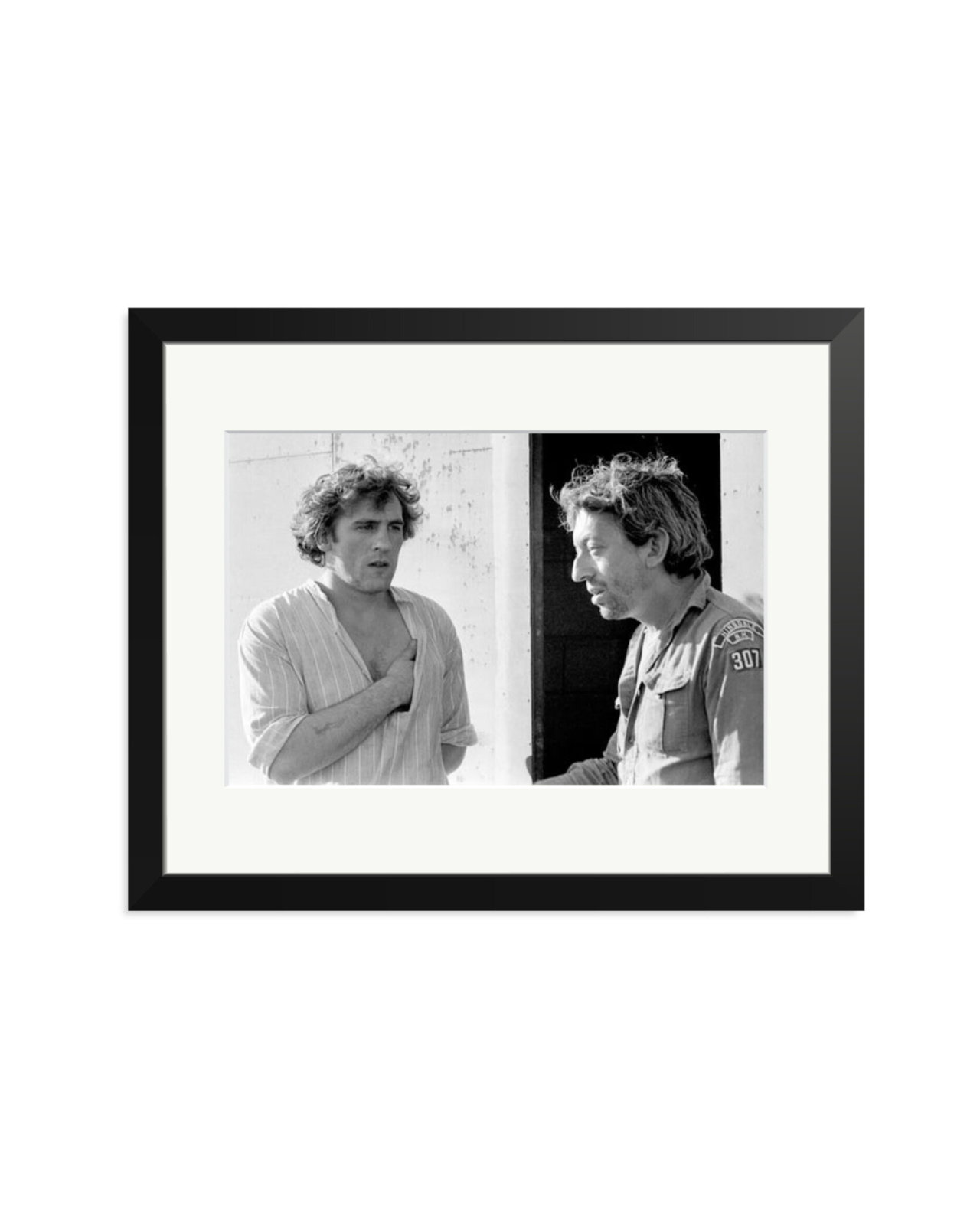 Gerard Depardieu and Serge Gainsbourg Black / Medium