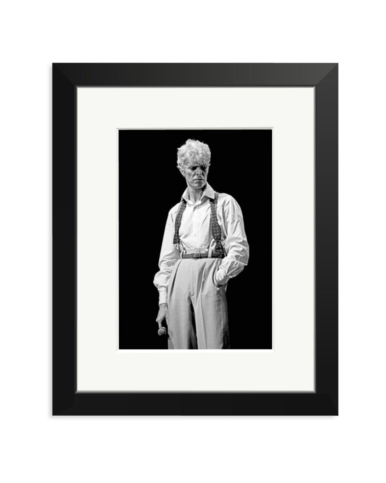David Bowie 1983 Black and White Black / Small