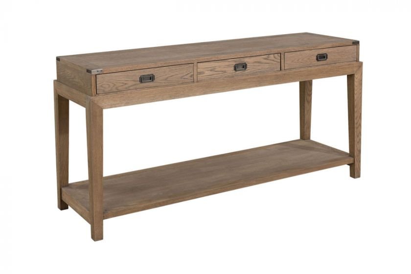 Vermont Console Table Weathered Oak
