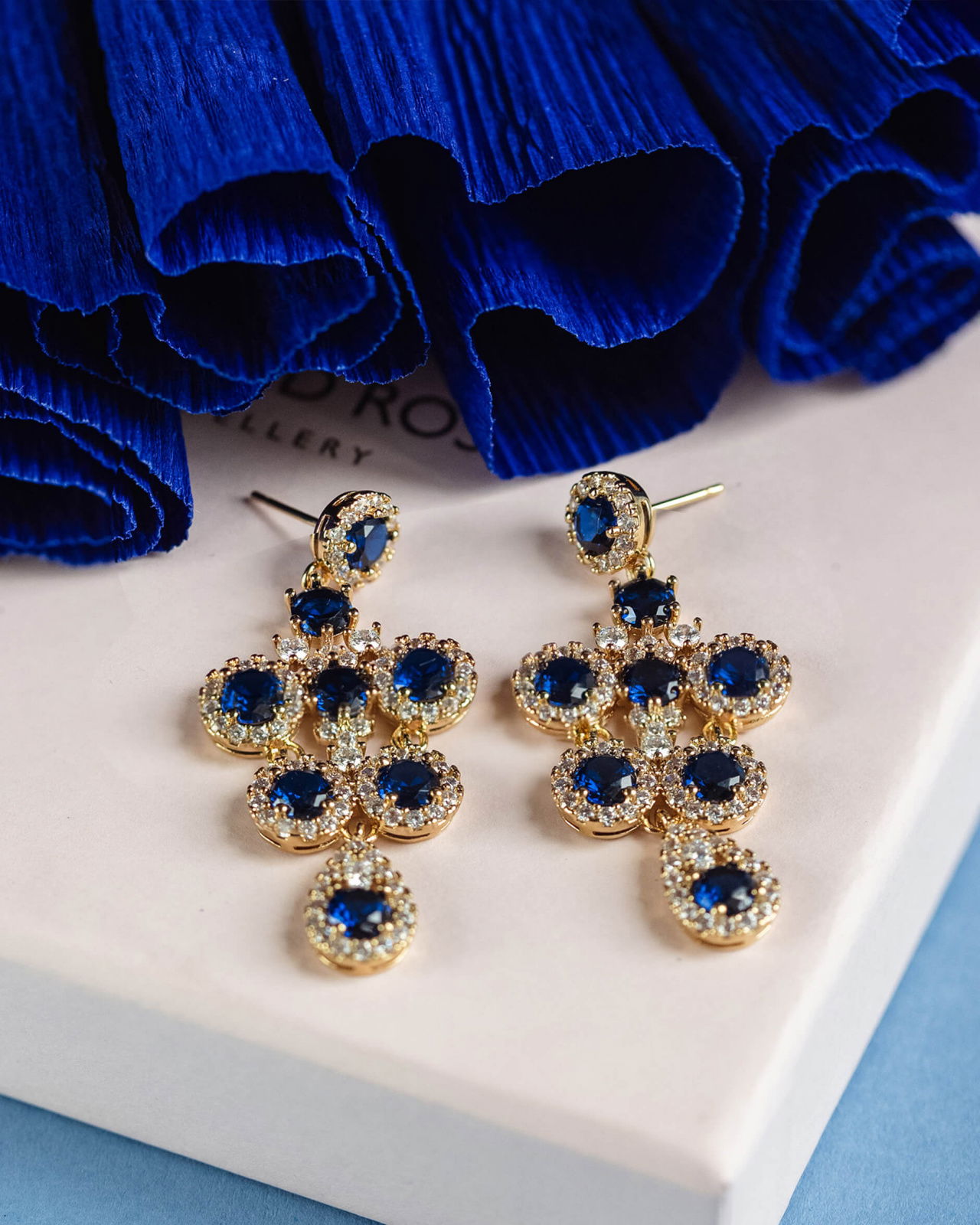 Miss Ophelia Earrings Sapphire