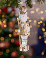 Lucian eiswolf weihnachtsschmuck weiß/gold