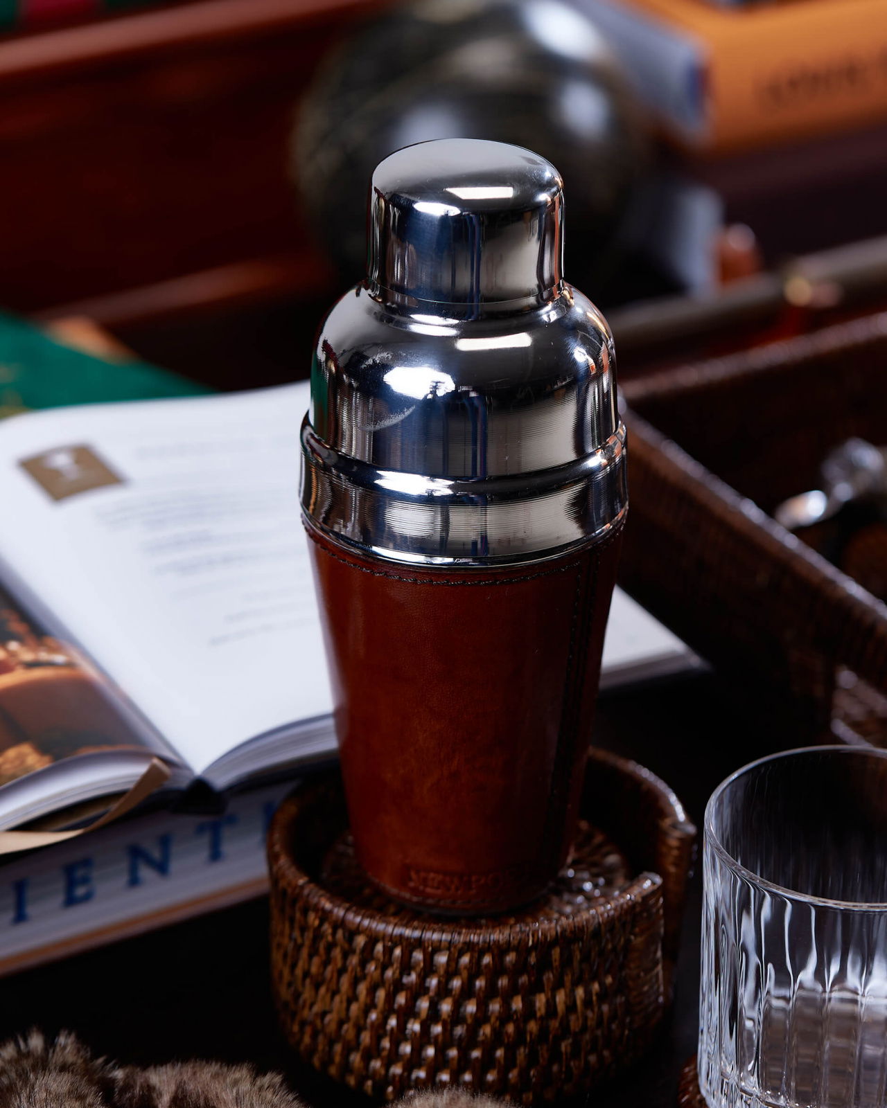 Kensington shaker läder