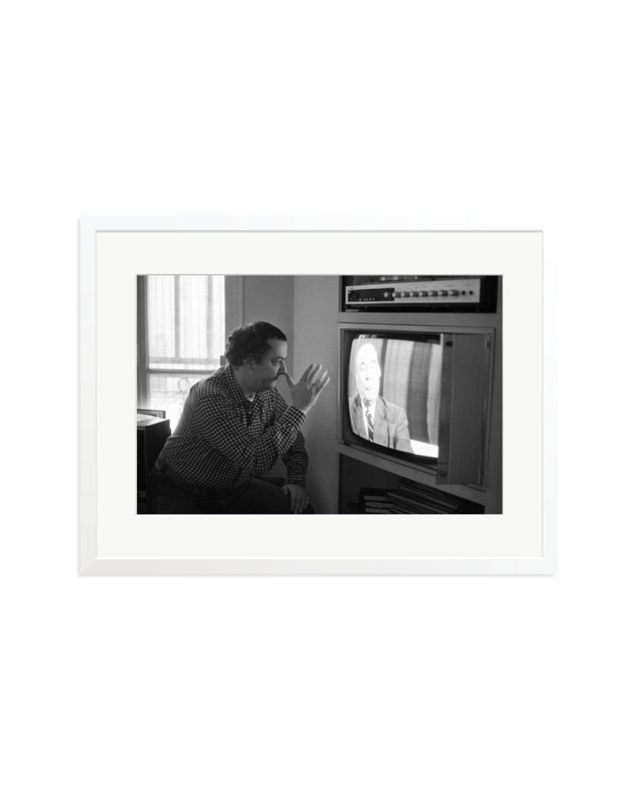 Coluche and Mitterrand White / XL