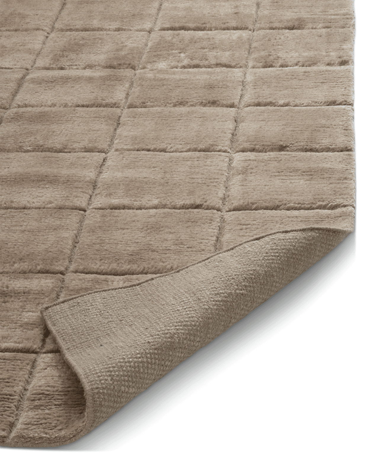 Grid Vloerkleed Chocolade