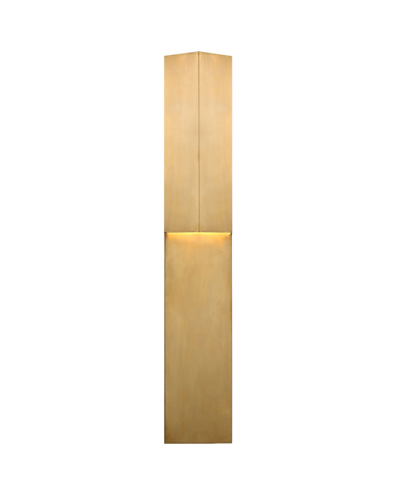 Rega 30" Folded Sconce Antique Brass