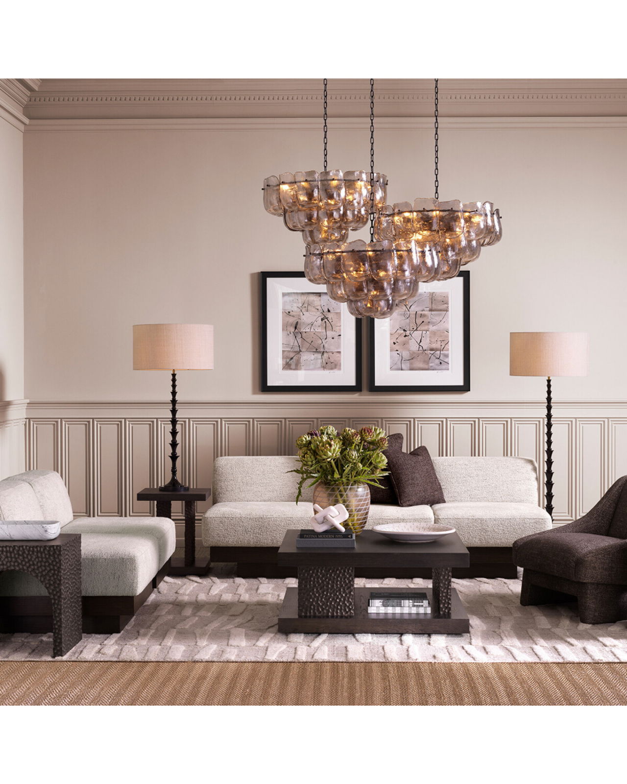 Bravon Couchtisch Ebenholz Eichenfurnier