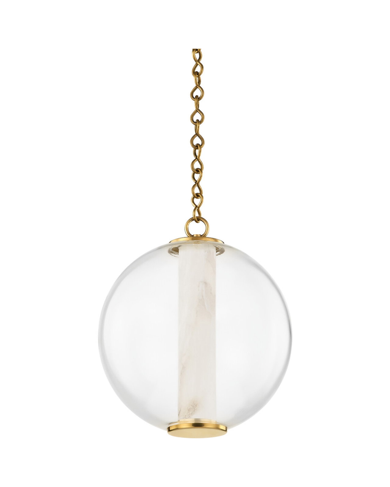 Pietra taklampe vintage messing