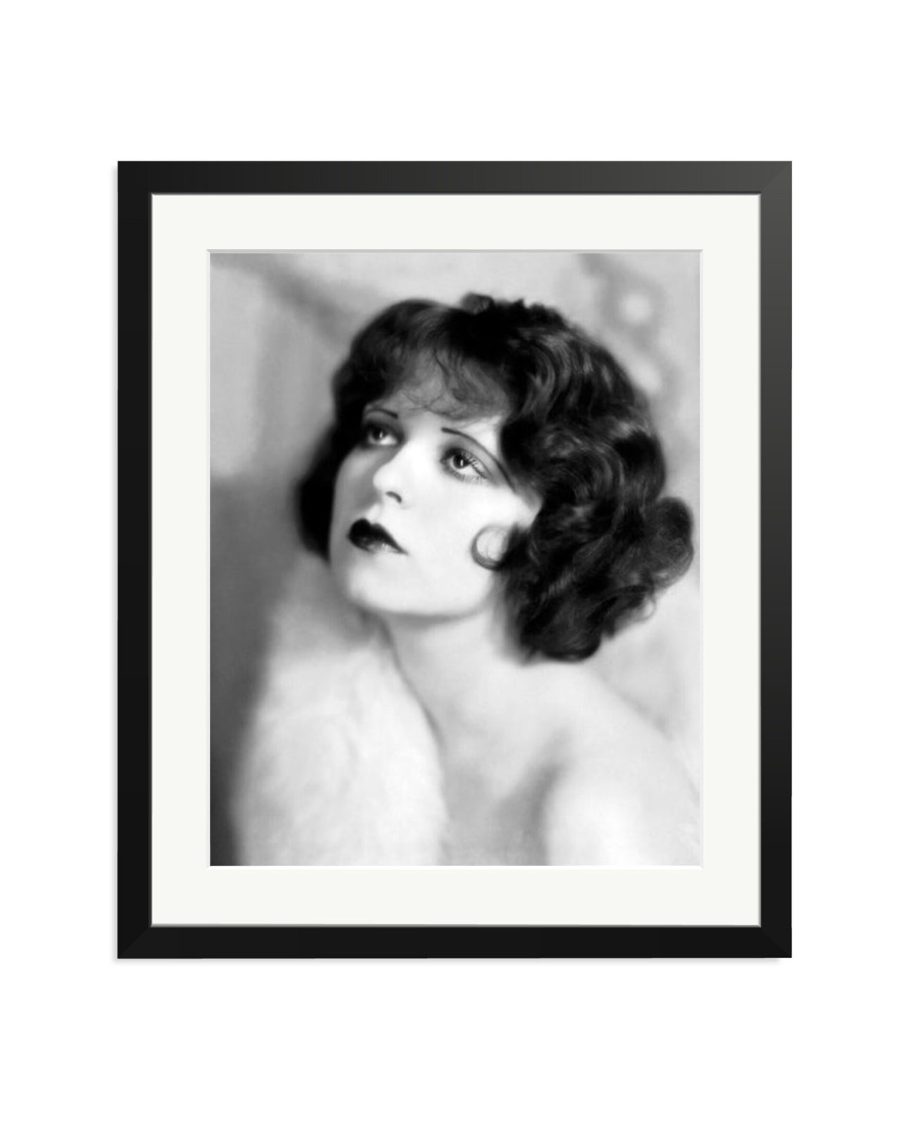 Clara Bow Portrait Black / Large