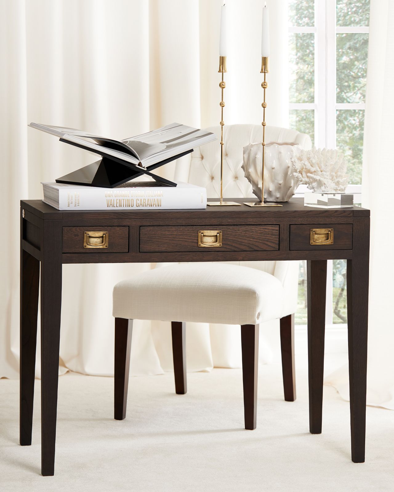 Newport Venice matstol off-white