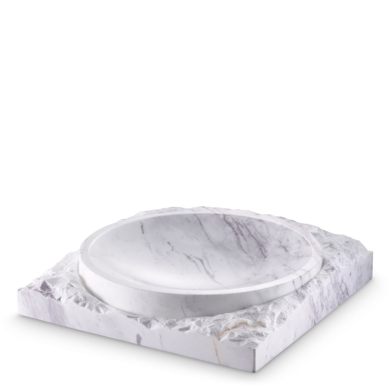 Montanita Bowl White Marble