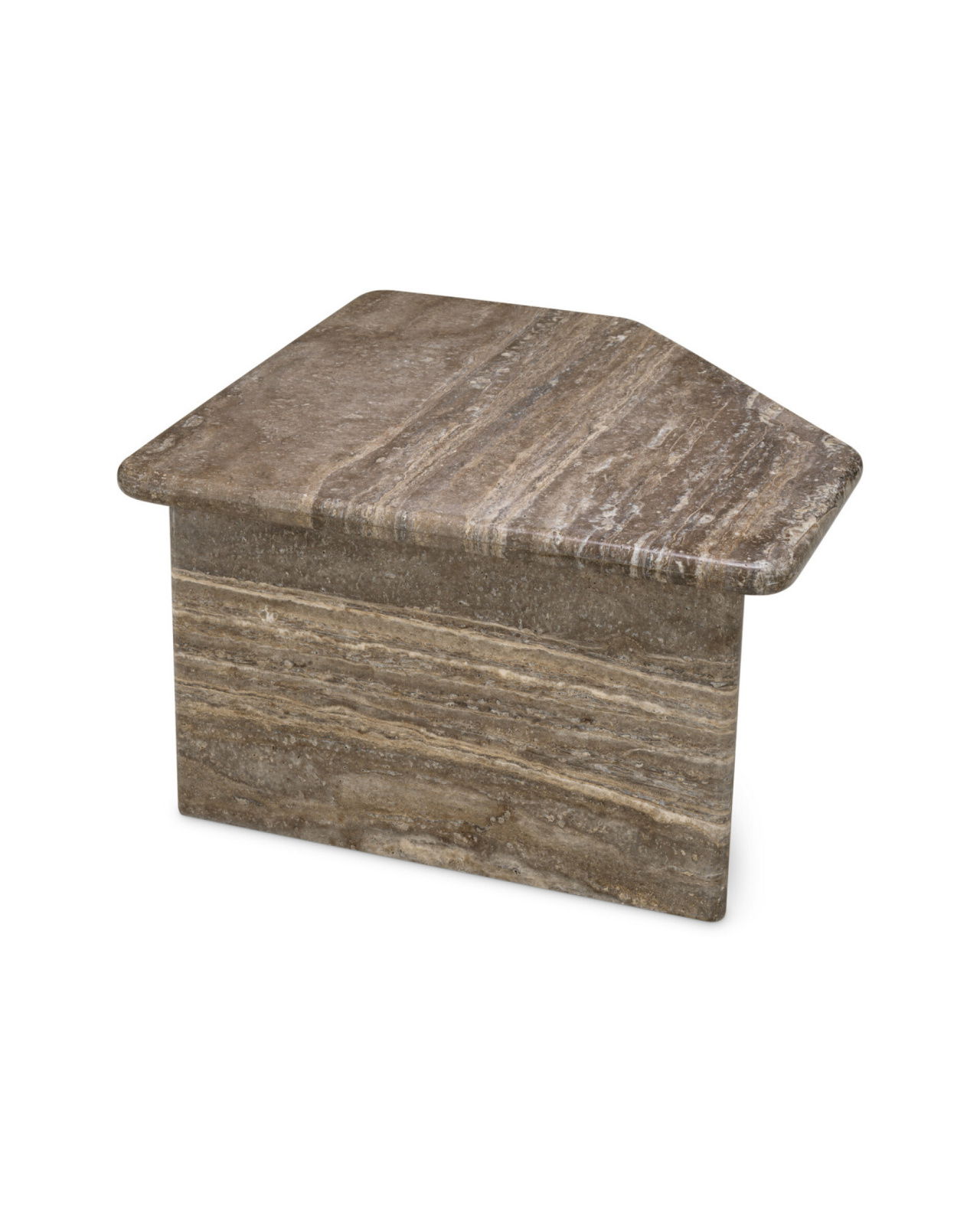 Ciro salontafel zilver travertin