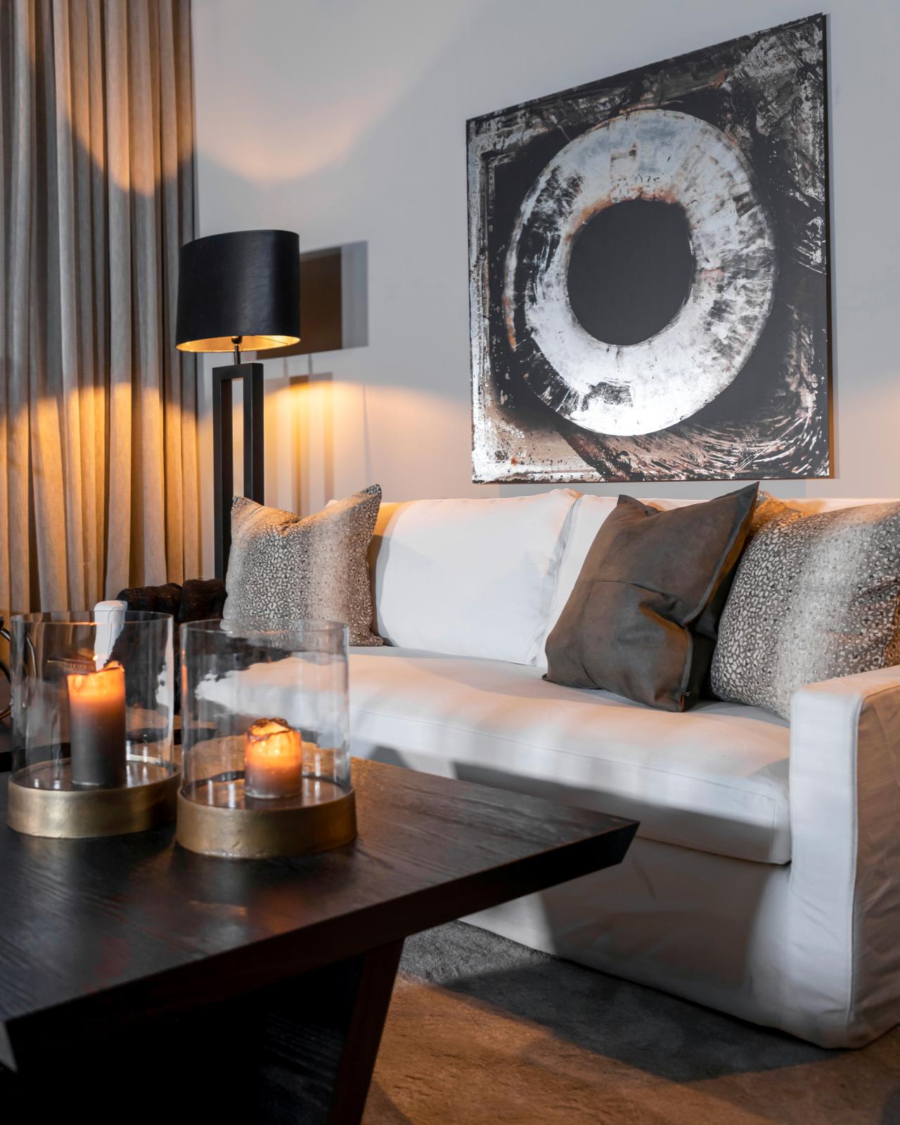 Melba Cushion Cover Grey OUTLET