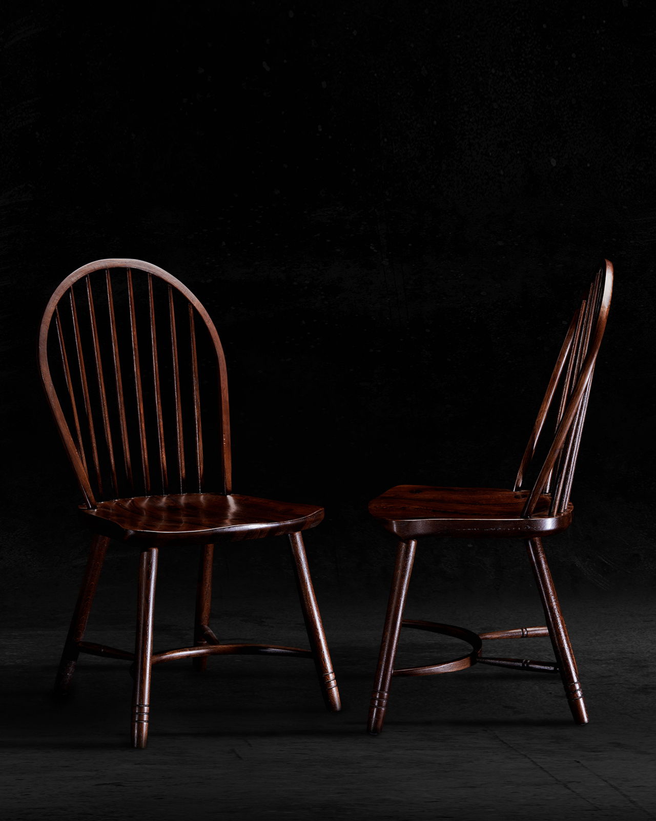 Newport Windsor pinnstol rich brown