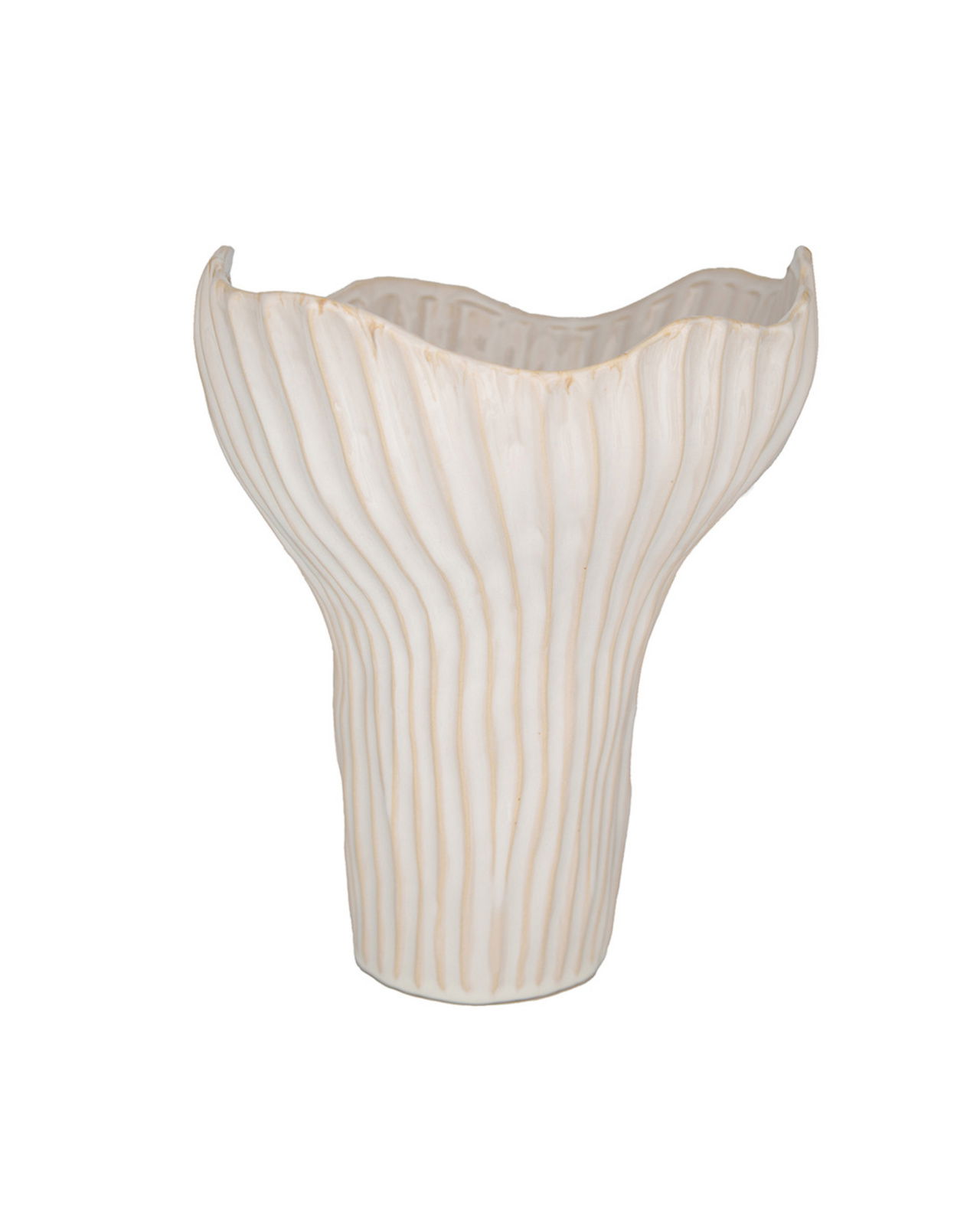 Kamilia vaas wit