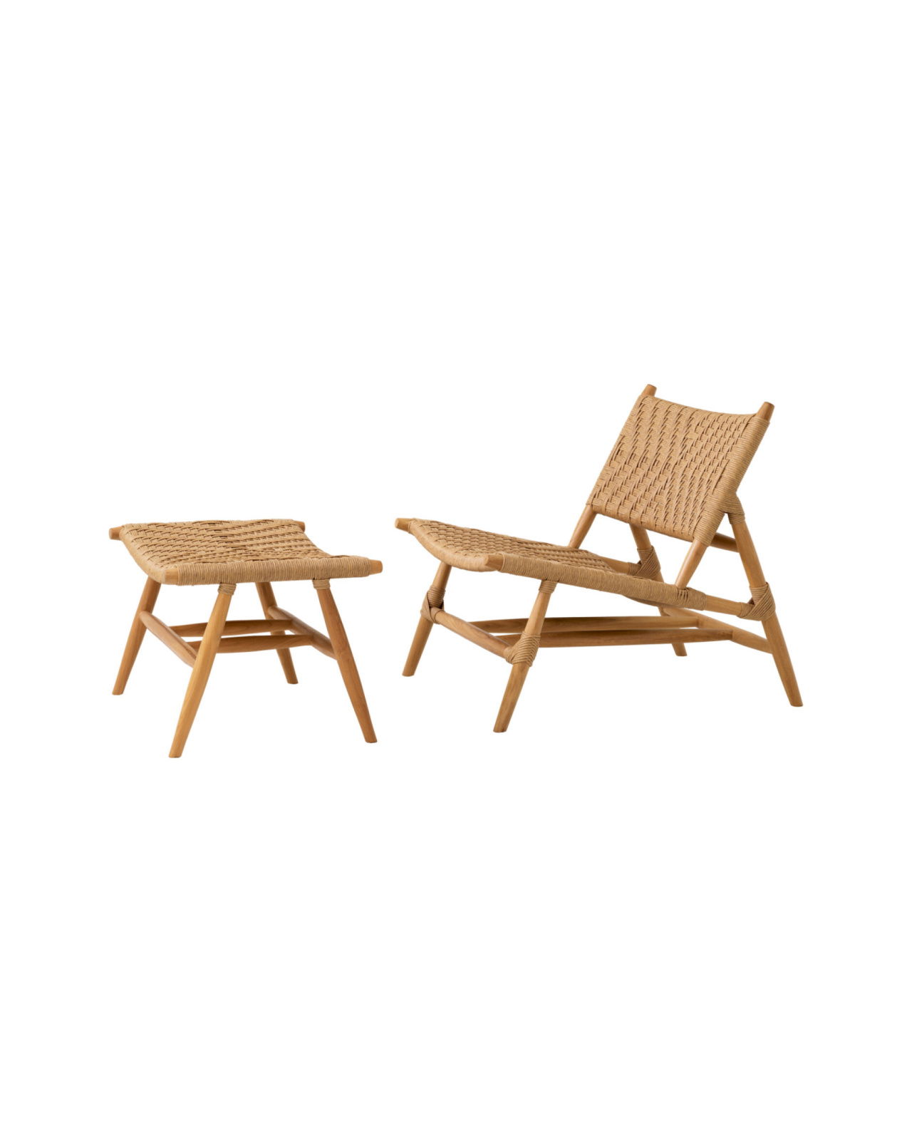Laroc lænestol natural teak