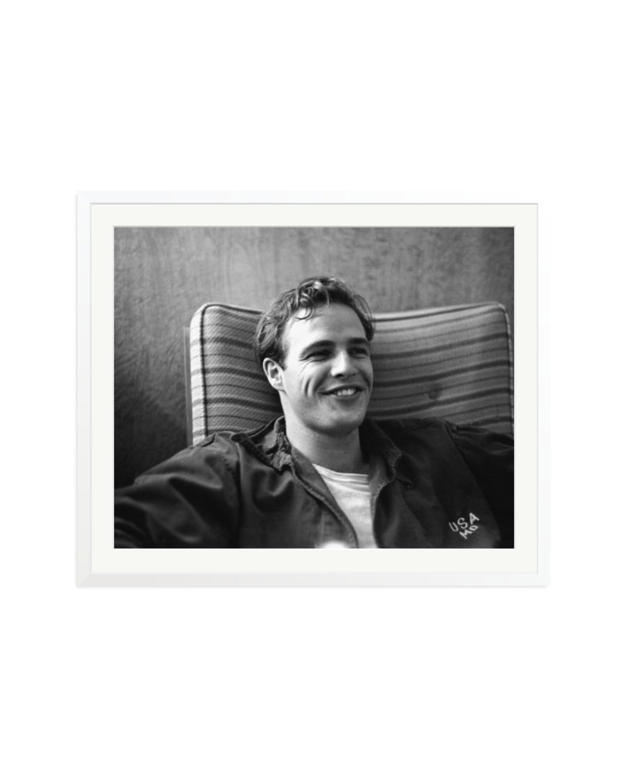 Marlon Brando on Set of 'The Men' White / XXL