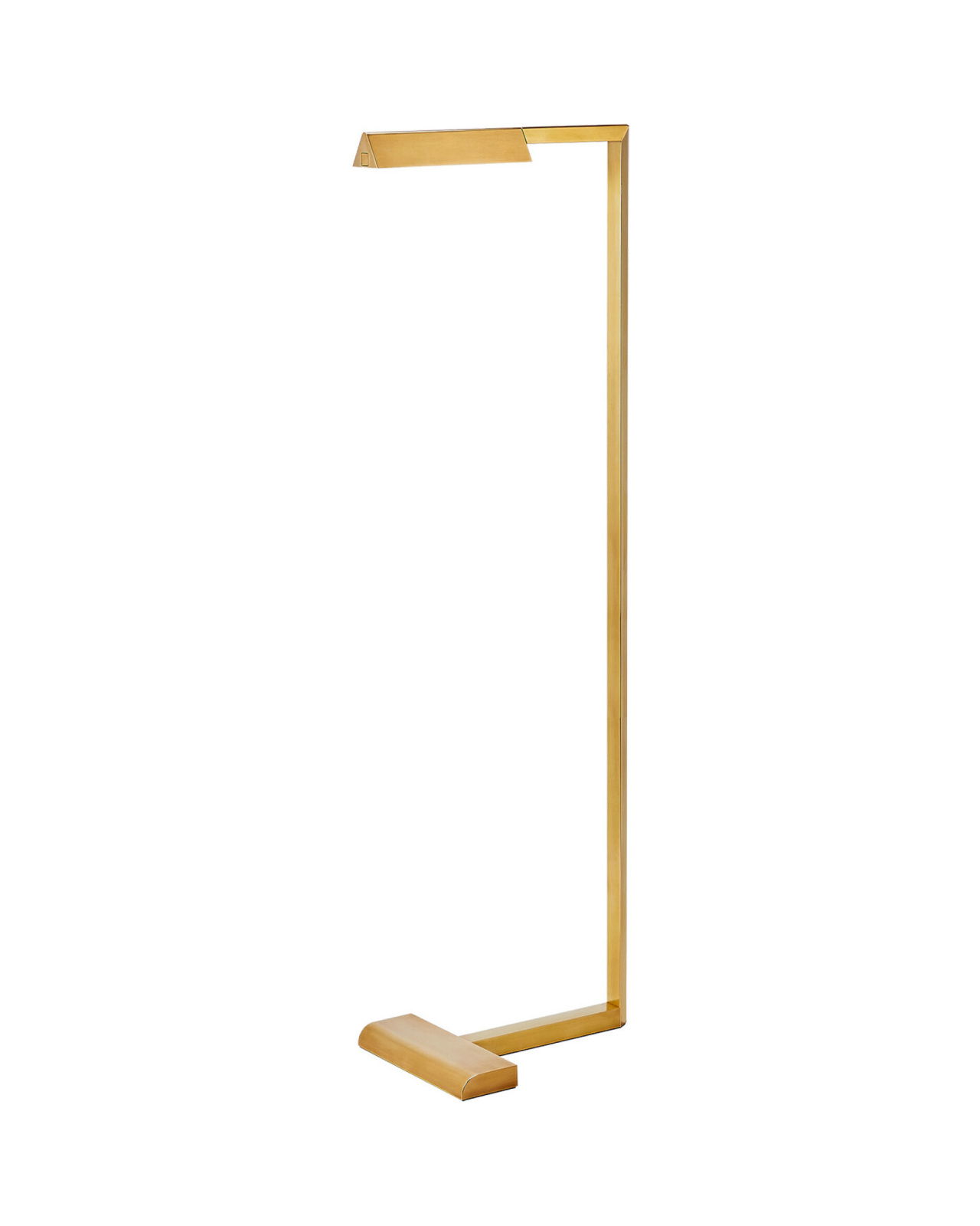 Dessau 38" Floor Lamp Natural Brass