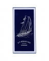 Hermitage Beach Towel Blue/White