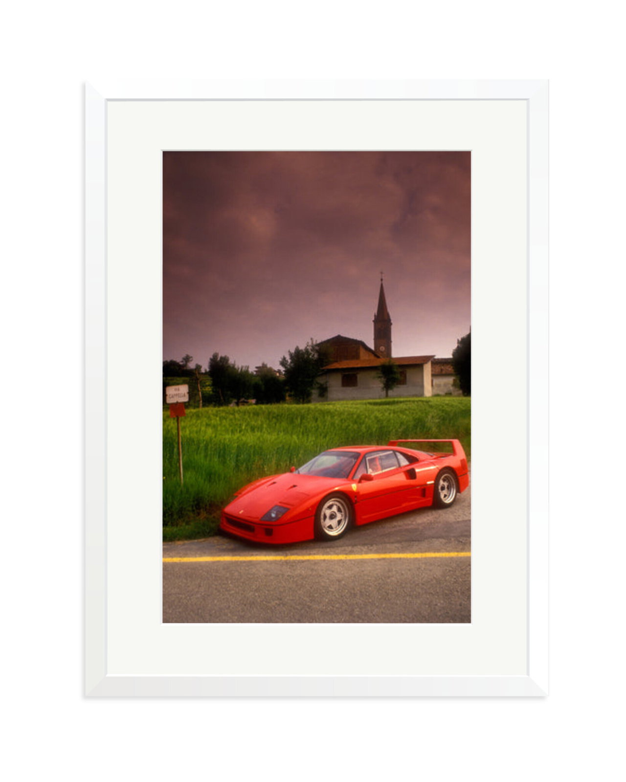 Ferrari F40, 1987 White / XL