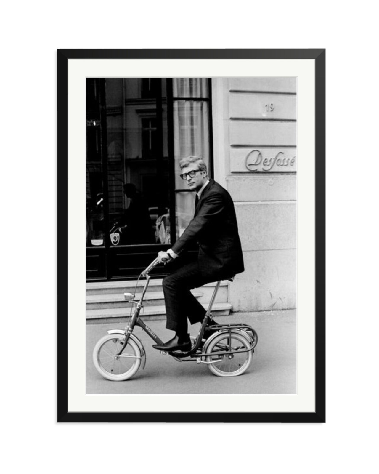 Michael Caine on His Bike Black / XXL
