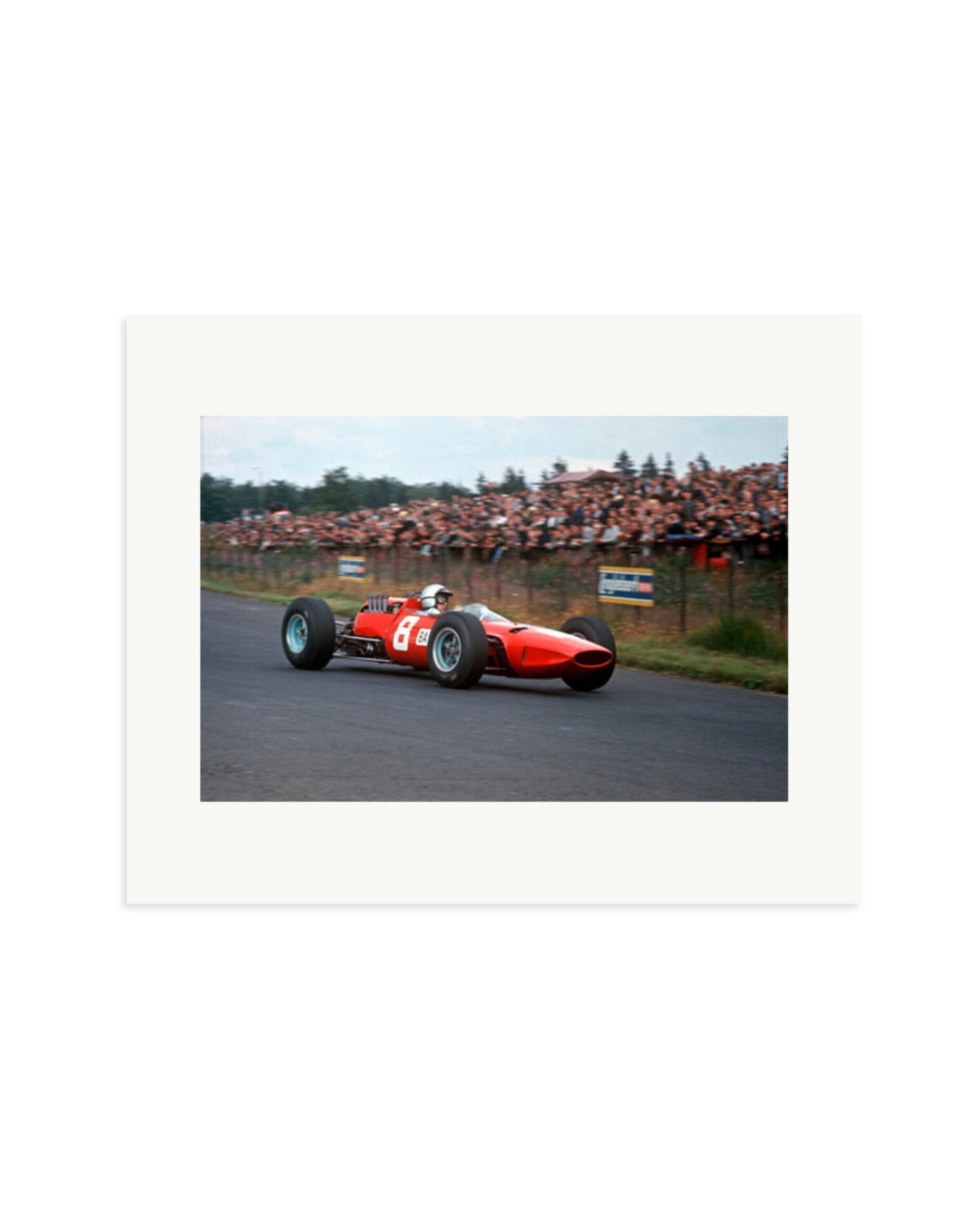 Lorenzo Bandini in Ferrari 156 Print Only / Medium