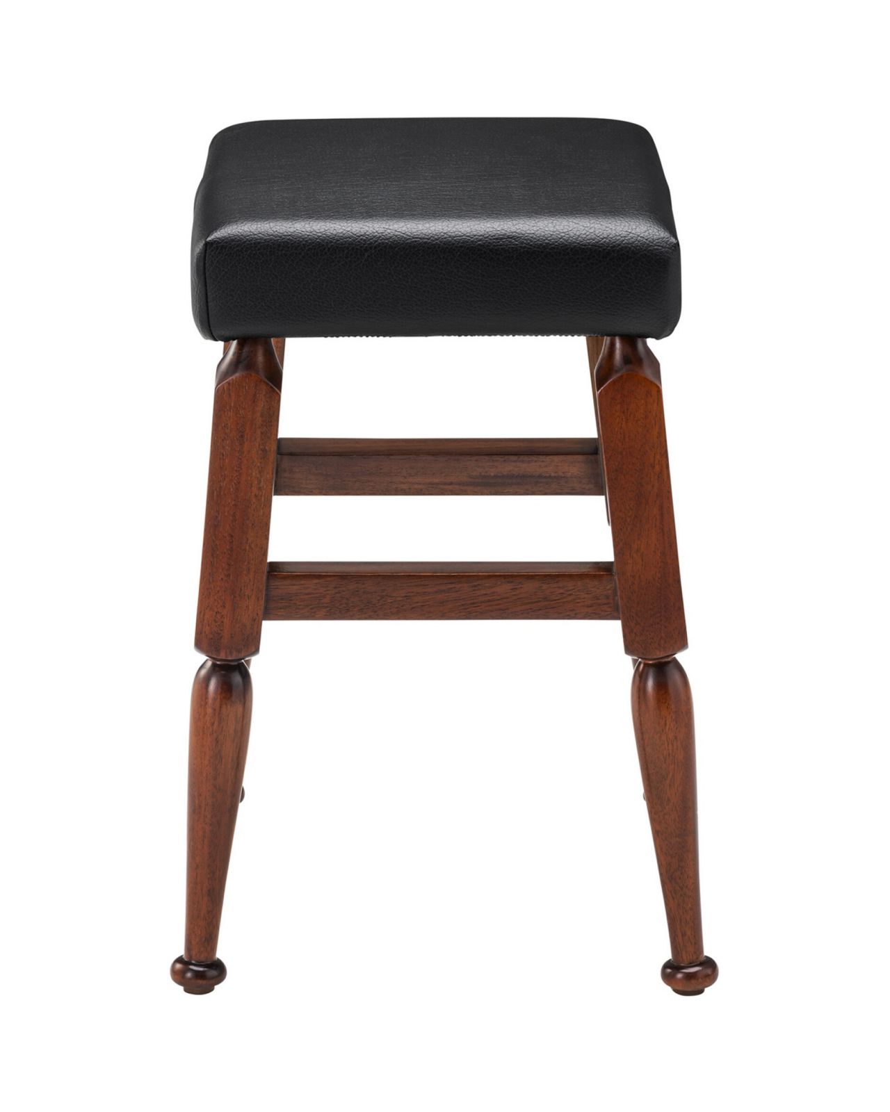 Mayan Low Barstool, Black
