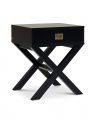 Ashley Side Table Modern Black