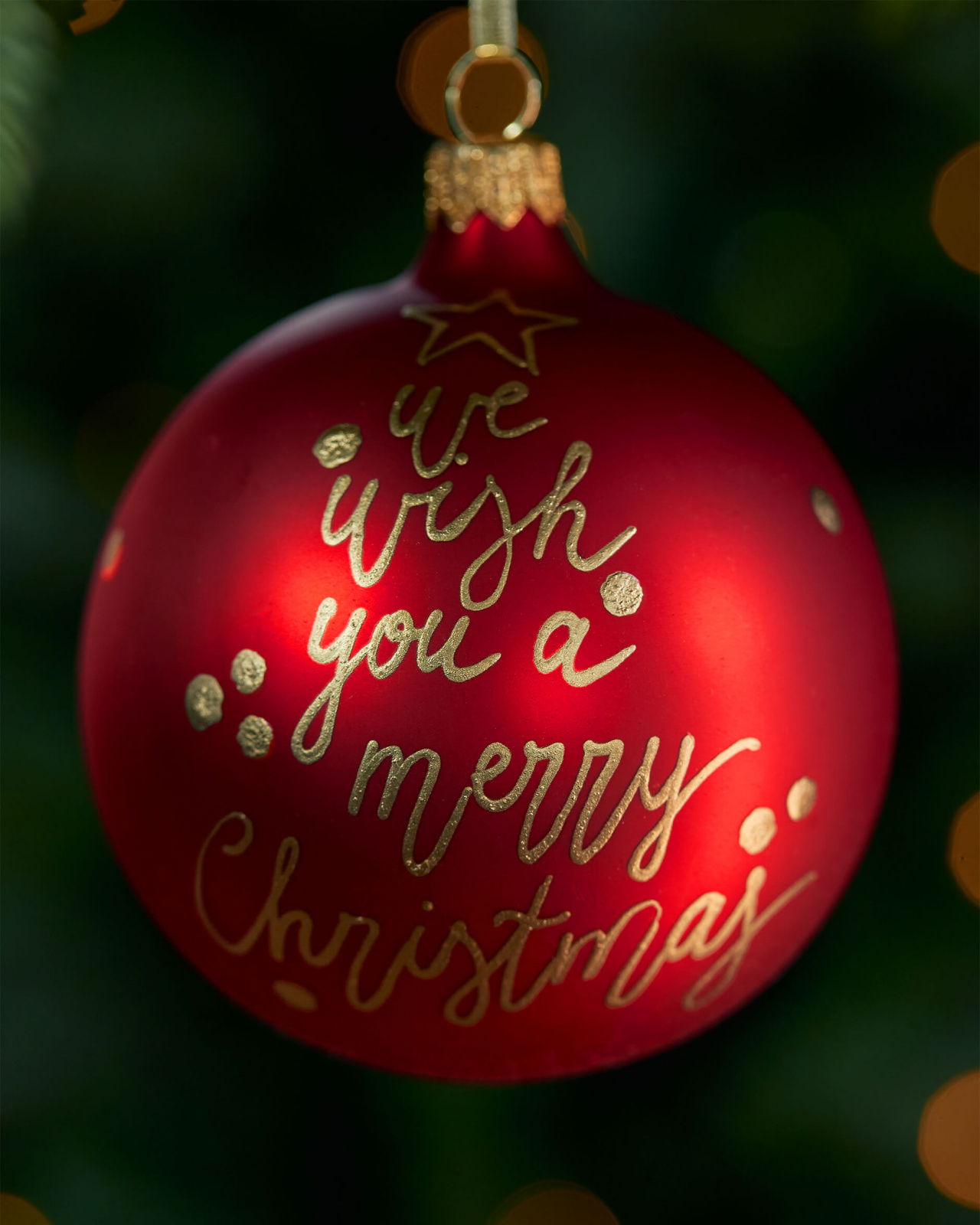 Lux Greetings julkula röd 8cm