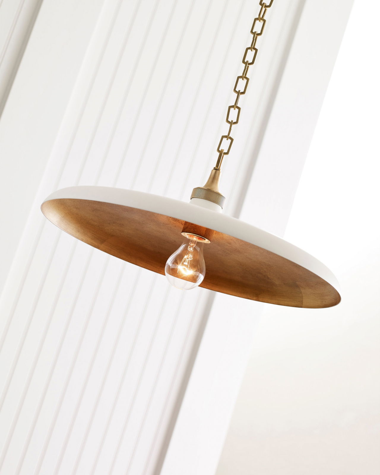 Piatto takpendel antik mässing M