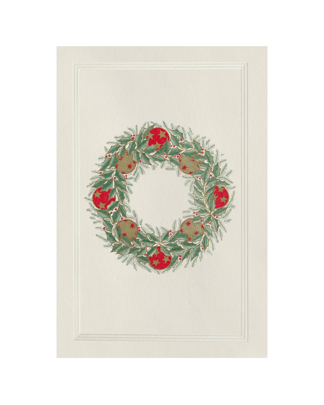 Christmas Wreath Christmas Card
