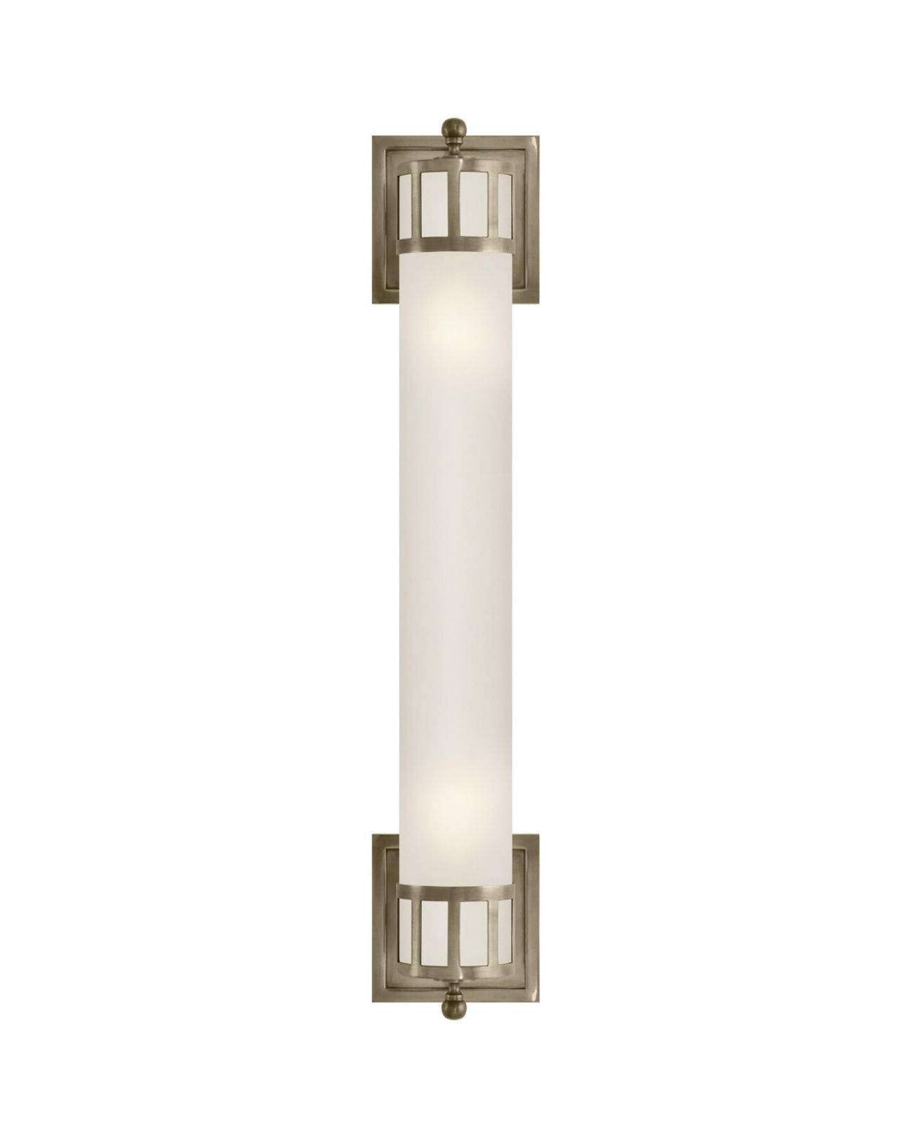 Openwork Long Sconce Antique Nickel