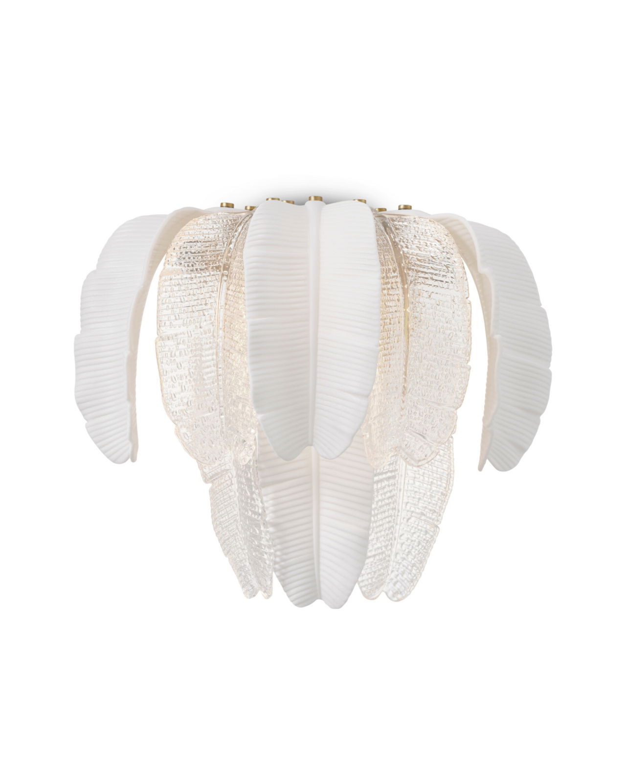 Saint Lucia vägglampa antik mässing