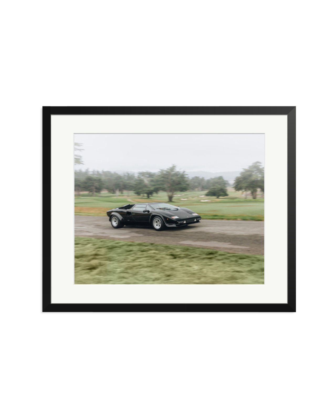 Black Lamborghini Countach Black / XL