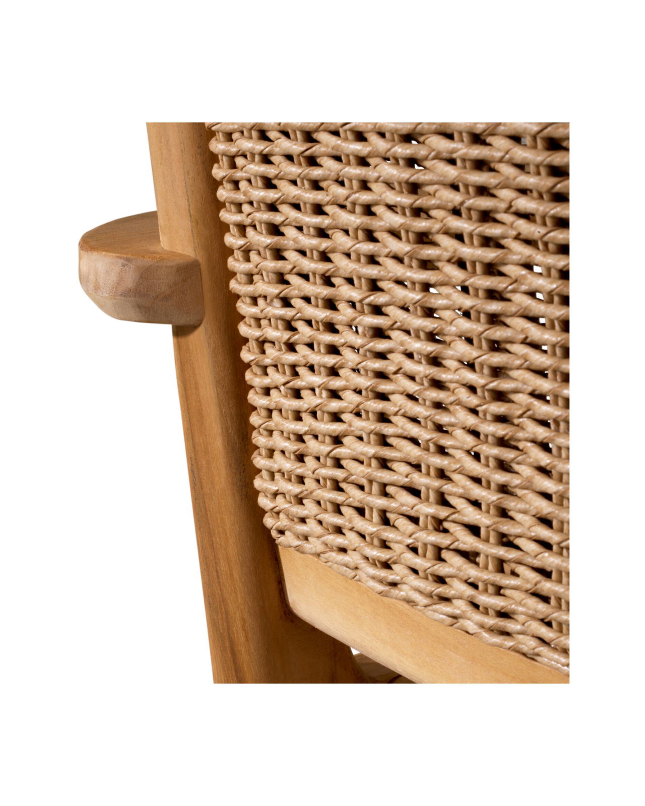 Pivetti fåtölj natural teak